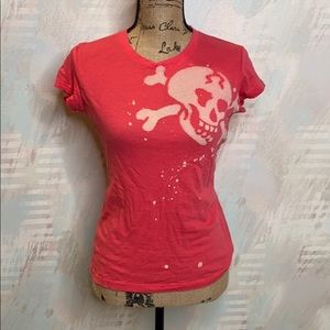 Pink Skull T-Shirt